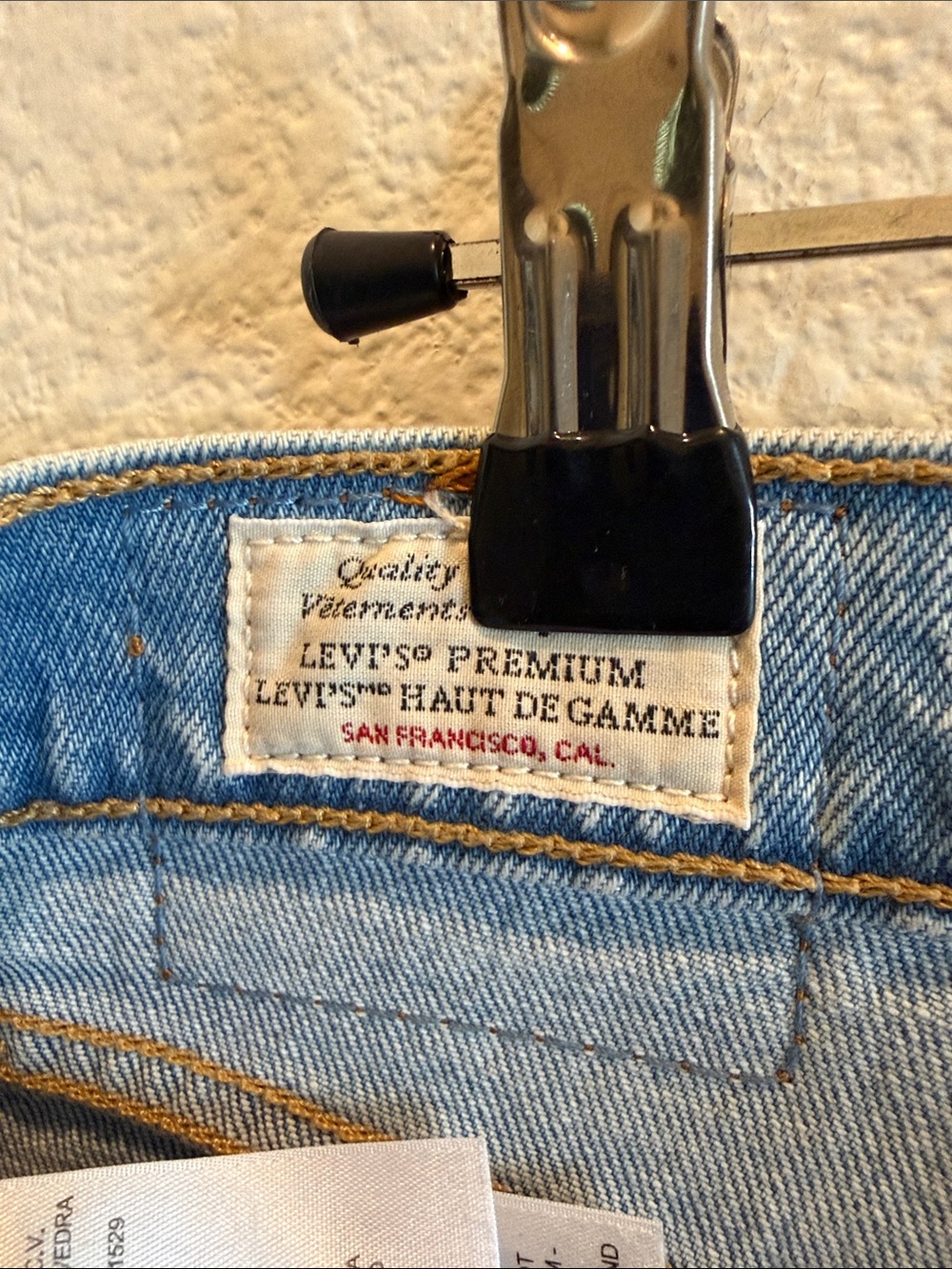 Levi's 501 Crop in Tango Surge W27 L26 Vintage Inspired - Picture 2 of 11